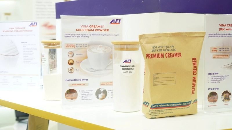 Bột kem không sữa là giải pháp nguyên liệu quan trọng trong ngành thực phẩm và đồ uống